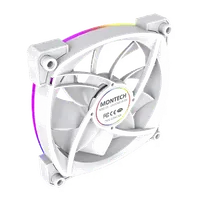 Ventilateur Boîtier PC Montech AX120 RGB PWM 120mm Blanc - 4