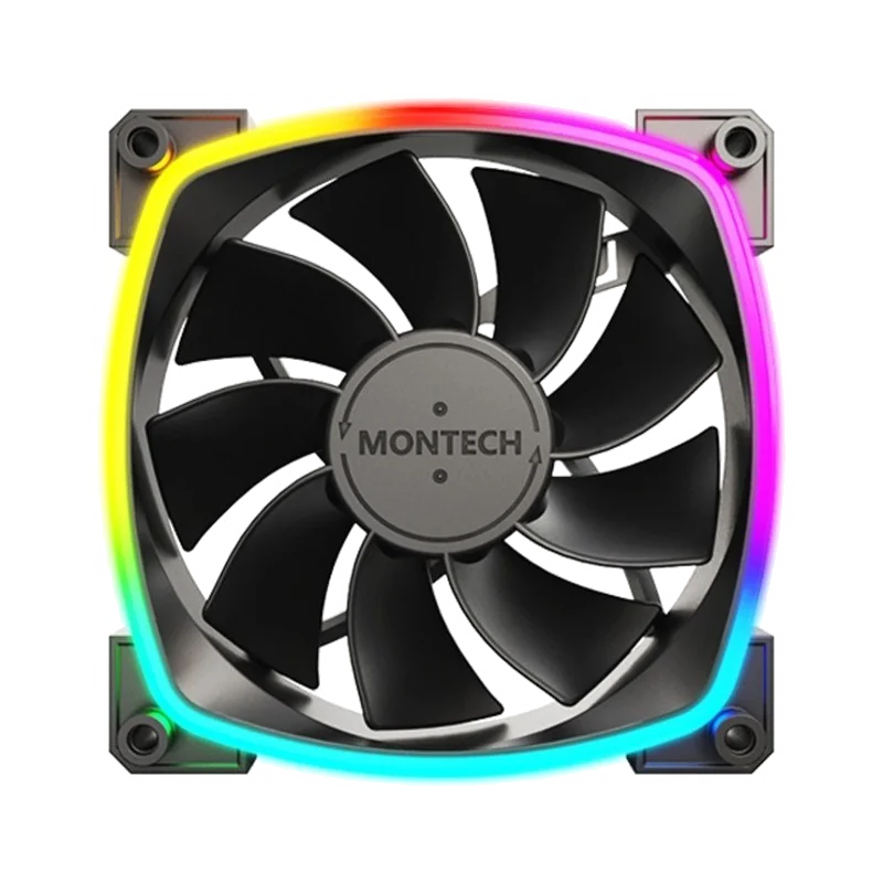 Ventilateur Boîtier Montech RX120 RGB PWM 120mm Noir