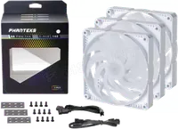 Lot de 3 Ventilateurs Boîtier Phanteks PH-F140 SK RGB 14cm Blanc
