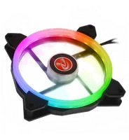Lot de 3 Ventilateurs Boîtier Raijintek Iris 12 Rainbow RGB 12cm PWM Noir - 4