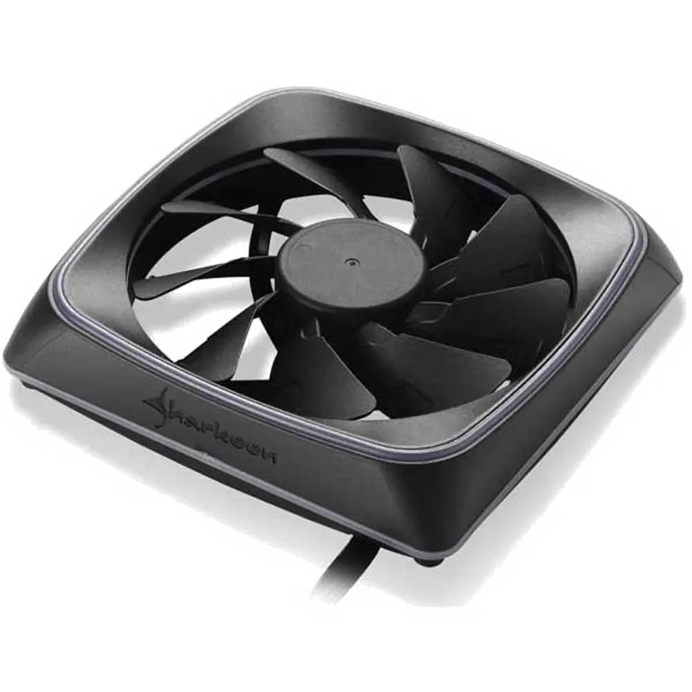 Ventilateur Boîtier Sharkoon Shark Disc RGB 12cm Transparent