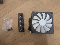 Ventilateur Boîtier Sharkoon SilentStorm 140 PWM RGB 14cm Noir/Blanc - 4