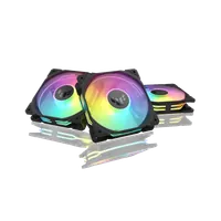Lot de 3 Ventilateurs Boîtier 120mm PWM ARGB Noir - 1
