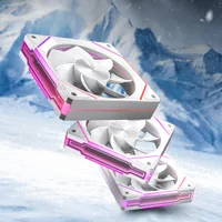 Lot de 3 Ventilateurs Boîtier 120mm PWM ARGB Noir - 2