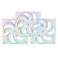 Lot de 3 Ventilateurs Boîtier 120mm PWM ARGB Noir - 3