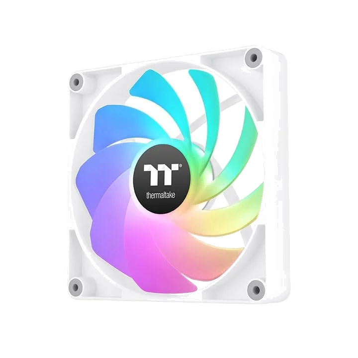 Lot de 2 Ventilateurs de boitier Thermaltake CT - 12cm (Blanc)
