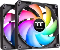 Lot de 2 Ventilateurs Boîtier CT120 RGB 12cm Noir - 2