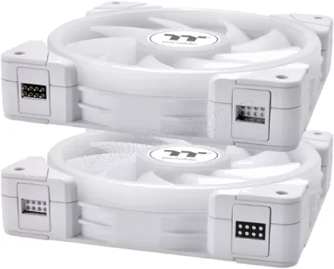 Lot de 2 Ventilateurs Boîtier Thermaltake CT140 ARGB Sync Blanc 14cm