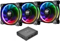 Lot de 3 Ventilateurs Boîtier Thermaltake Riing Plus 140mm RGB TT Premium Edition - 3