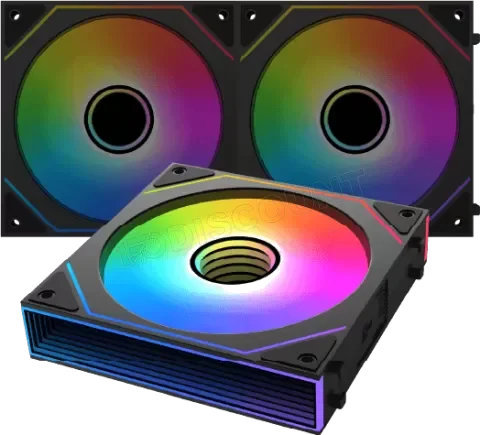 Lot de 3 Ventilateurs Boîtier Xigmatek Starlink Ultra II ARGB 120mm Noir