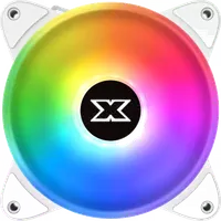 Lot de 3 Ventilateurs Boîtier Xigmatek Galaxy III Essential RGB 120mm Blanc - 1