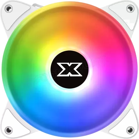 Lot de 3 Ventilateurs Boîtier Xigmatek Galaxy III Essential RGB 120mm Blanc