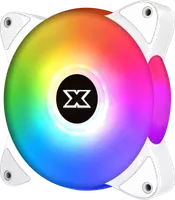 Lot de 3 Ventilateurs Boîtier Xigmatek Galaxy III Essential RGB 120mm Blanc - 2