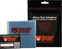 Lot de 2 Pads Thermiques Thermal Grizzly Minus Pad Advance 100x100x1.5mm Noir - 1