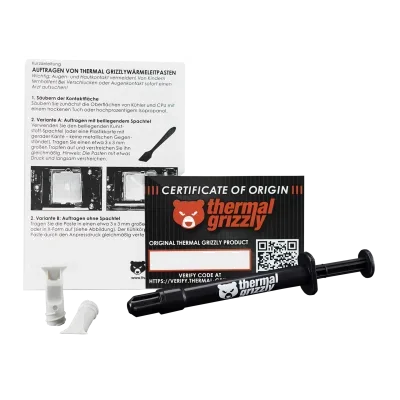 Pâte Thermique Thermal Grizzly Kryonaut Extreme 2g - Performance Ultime