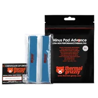 Lot de 4 Pads Thermiques Thermal Grizzly Minus Pad Advance 120x20x0.5mm Noir - 1