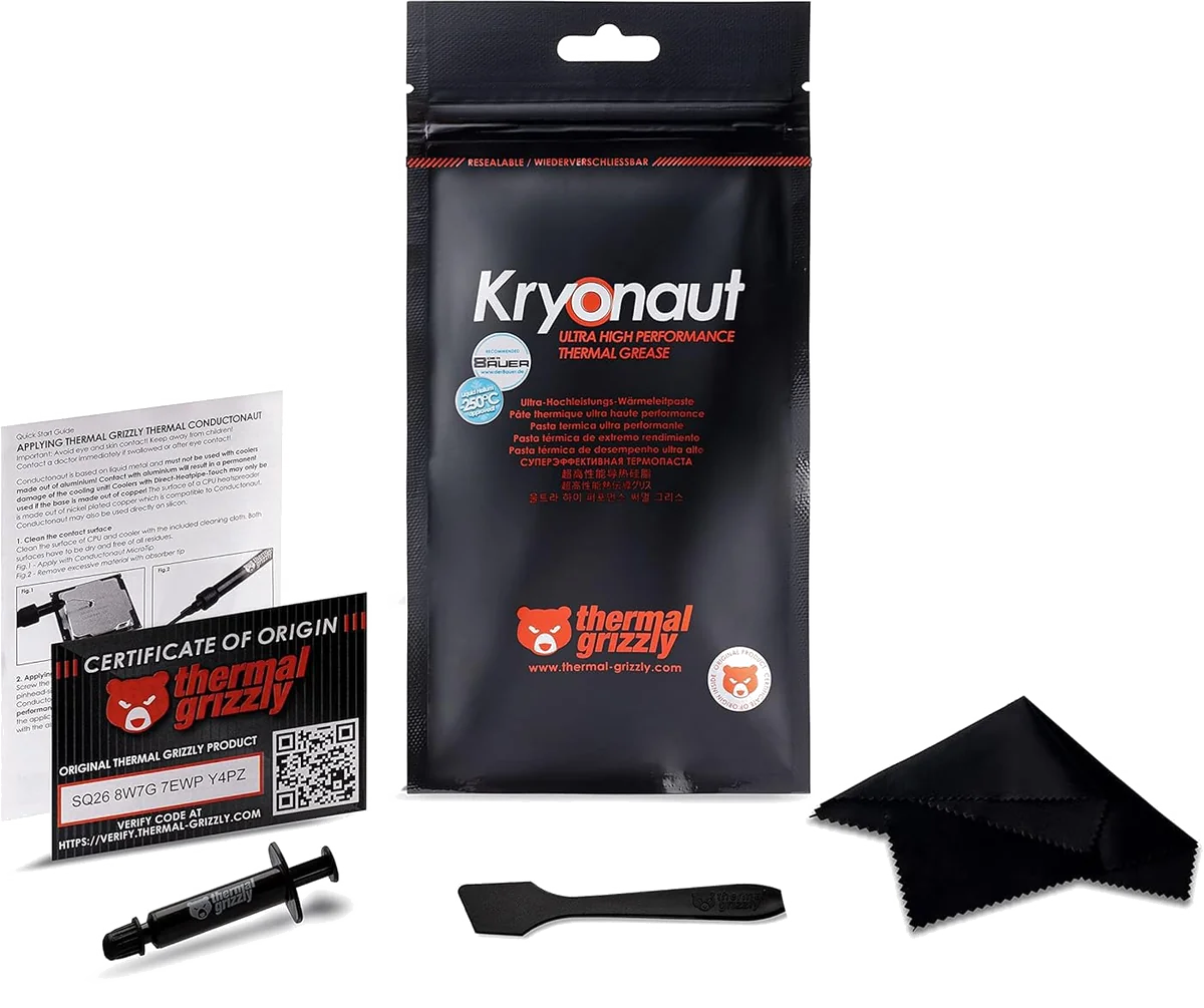 Pâte Thermique Thermal Grizzly Hydronaut - Haute Performance 26g