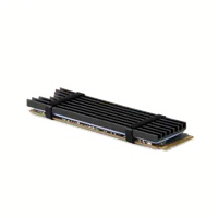 Axagon CLR-M2L3 système de refroidissement d’ordinateur M.2 NVMe SSD, Disque électronique Dissipateur thermique/Radiateur Noir 1 pièce(s)