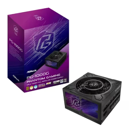 Alimentation ASRock Phantom Gaming PG-1000G 1000W 80+ Gold ATX 3.1 Modulaire