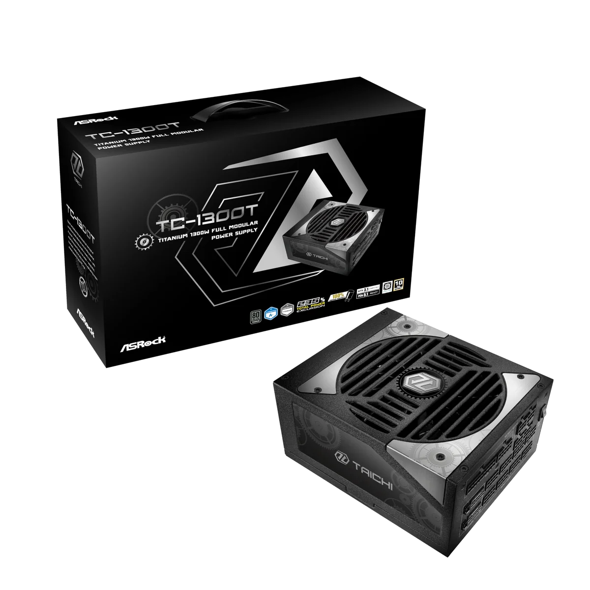 Alimentation ASRock Taichi TC-1300T - 1300W 80+ Titanium ATX 3.1