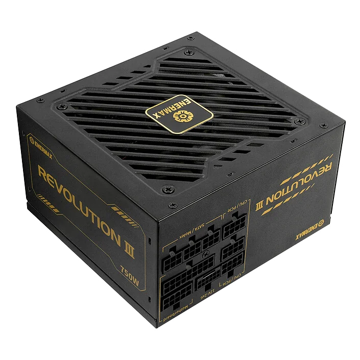 Alimentation PC Enermax Revolution III 750W 80 Plus Gold Modulaire ATX 3.1