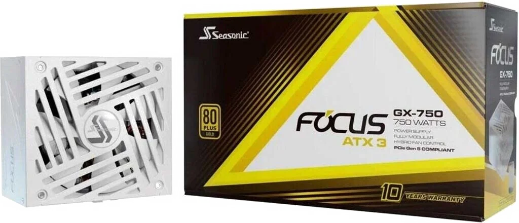 Alimentation PC Seasonic FOCUS GX-1000 ATX 3.1 (2024) - 1000W Blanc