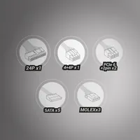 Tacens RADIX VII AG 600M unité d'alimentation d'énergie 600 W 20+4 pin ATX ATX - 7