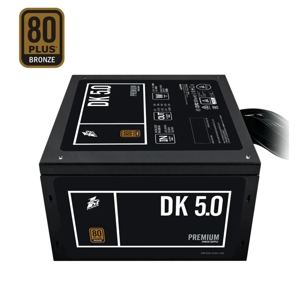 Alimentation PC 1STPLAYER DK Premium 5.0 500W 80 PLUS Bronze Non-Modulaire