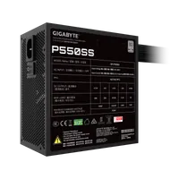 GIGABYTE P550SS Bloc d'Alimentation - PCIe 5.0, 80 PLUS Silver, Ventilateur 120 mm, Compatible ATX 3.0, Prise EU - 7