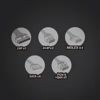 Mars Gaming MPIII850W - Alimentation ATX 850W Blanc - 5