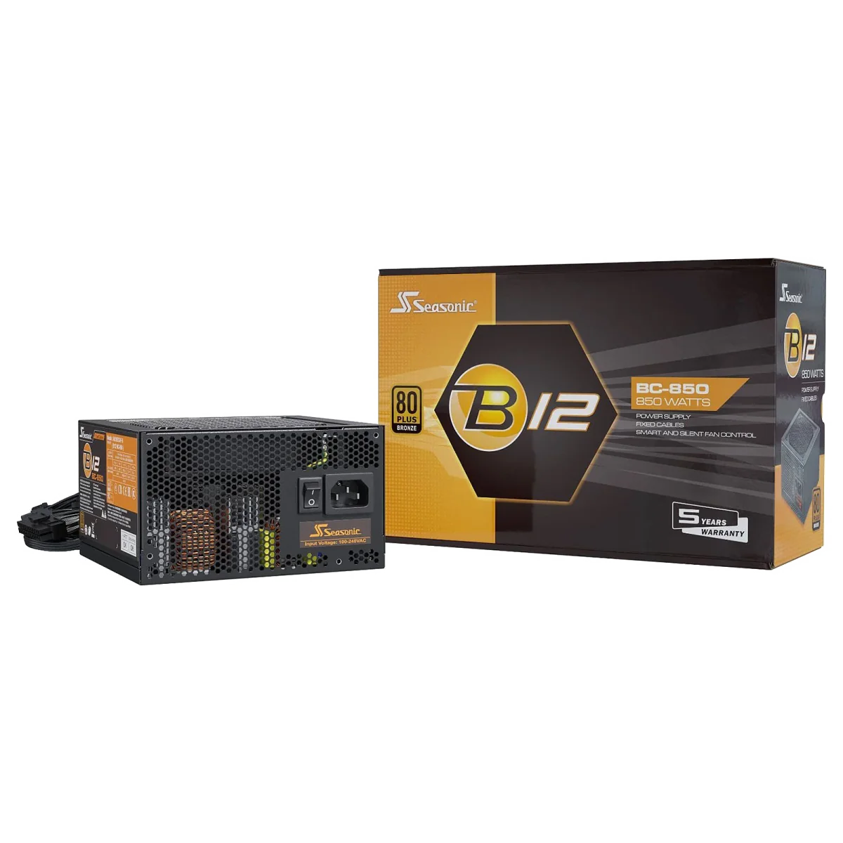 Alimentation ATX Seasonic Core BC - 850W (Noir)