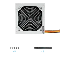 TooQ Fonte Ecopower II unité d'alimentation d'énergie 500 W 20+4 pin ATX ATX Argent - 8