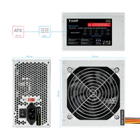 TooQ TQEP-500S-INT - Alimentation 500W ATX Argent - 6