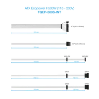 TooQ TQEP-500S-INT - Alimentation 500W ATX Argent - 7