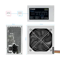 TooQ TQEP-500SSE unité d'alimentation d'énergie 500 W 24-pin ATX ATX Argent - 5