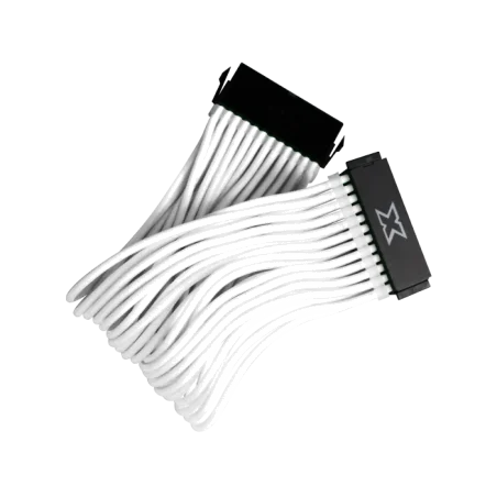 Câble d'extension Xigmatek iCable VGA PCIe 6+2 broches - Blanc