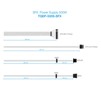 TooQ Ecopower II - Alimentation SFX 500W - 10