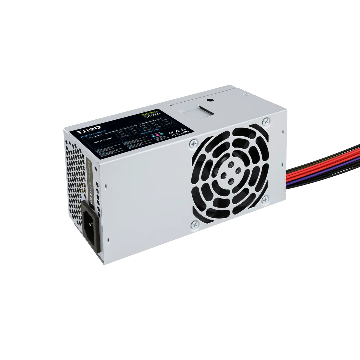 TooQ Ecopower II TFX OEM unité d'alimentation d'énergie 500 W 20+4 pin ATX Argent