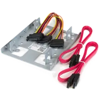 StarTech.com Adaptateur Baie 3,5" pour 2 SSD/HDD 2,5"
