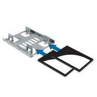 StarTech.com Adaptateur Baie 3,5" pour 2 SSD/HDD 2,5" - 5