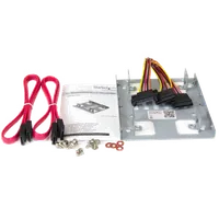 StarTech.com Adaptateur Baie 3,5" pour 2 SSD/HDD 2,5" - 6