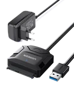 Adaptateur pour Disque Dur 2.5" vers Baie 3.5" avec Câbles - Noir - 4