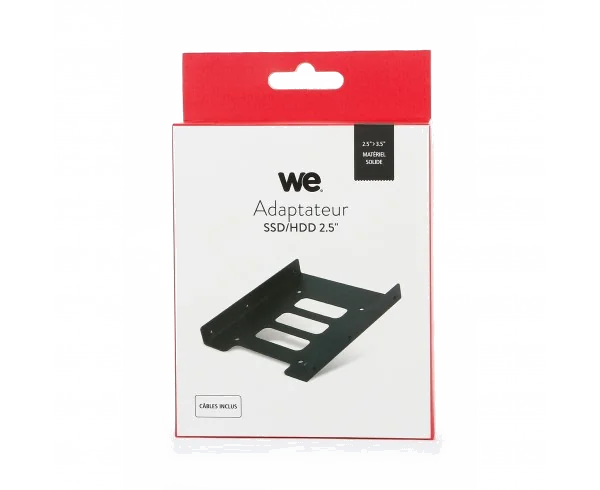 Berceau pour Disque Dur 2.5" dans Baie 3.5" - Noir