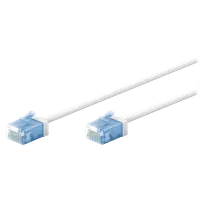 Câble Ethernet RJ45 Slim Catégorie 6a U/UTP 0.15m Noir - 2