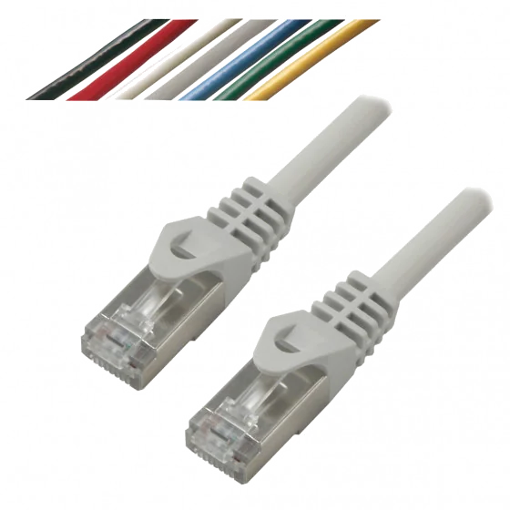 Câble Réseau RJ45 Catégorie 6 F/UTP Blanc 25m - Haute Performance et Durabilité
