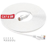 Câble Réseau RJ45 Catégorie 6 F/UTP Blanc 25m - Haute Performance et Durabilité - 2