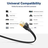 Cordon RJ45 Catégorie 6 F/UTP 1m Rouge - Haute Performance Réseau - 3