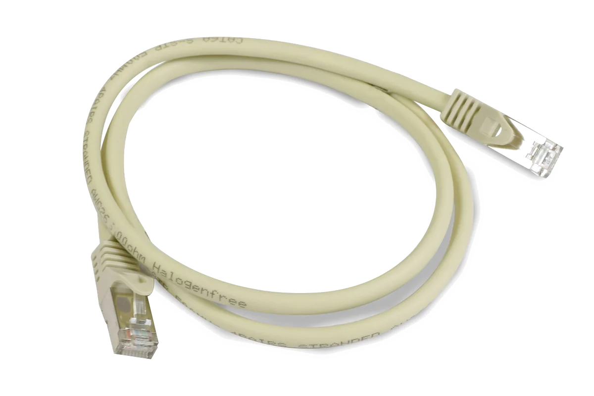 Cordon Réseau RJ45 Catégorie 6 F/UTP 1 mètre - Gris