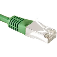 Cordon Réseau RJ45 Catégorie 6 F/UTP 2m Vert - Haute Performance - 1