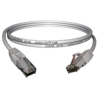 Cordon Réseau RJ45 Catégorie 6 F/UTP 3m Gris - Haute Performance